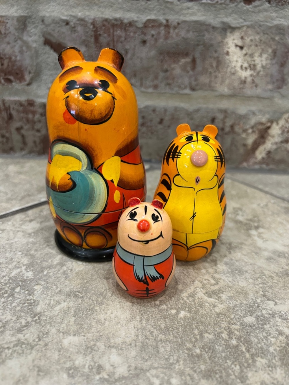 Winnie the Pooh Nesting Toy Set of 3 - Collector